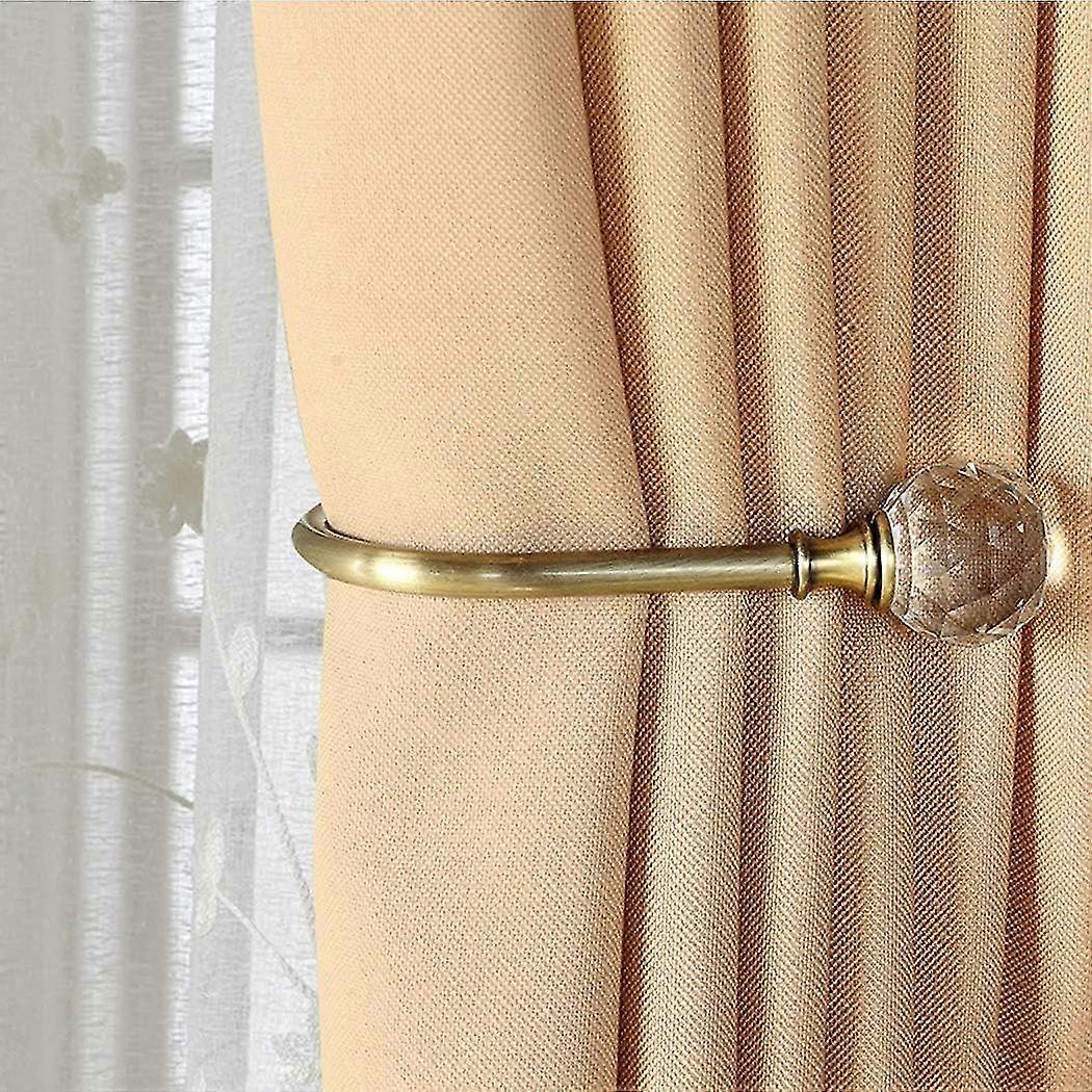 Dww-2 Pack (χάλκινο) Embrasses Rideaux Βελονάκια Τοιχογραφίες U Mtal Curtain Tiebacks, Rideau Metallique