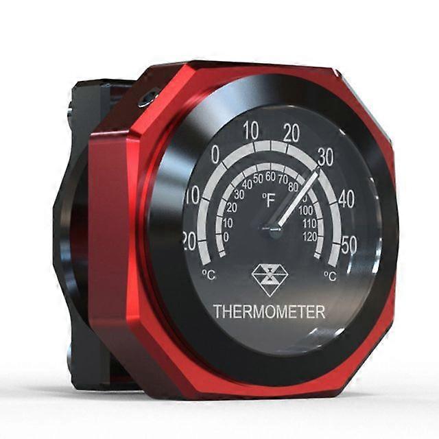 Retrofit Motocross Outdoor Accessories Scooter Motorcycle Thermometer Thermometer Handlebar Dial In-vehicle Timetable