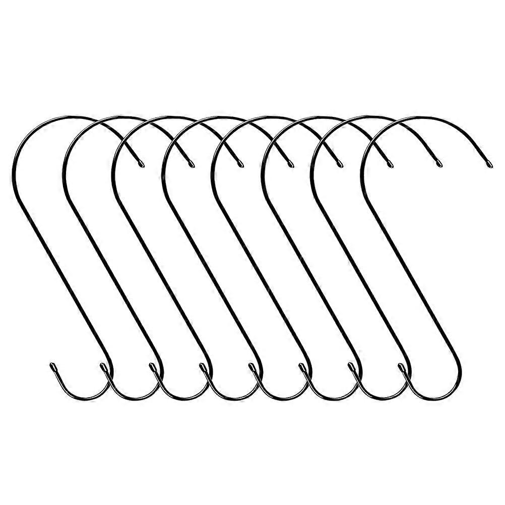 8Pcs Solid Hooks Bird Feeder Hooks S Shaped Garden Hanging Hooks Metal Plant Extension Hooks