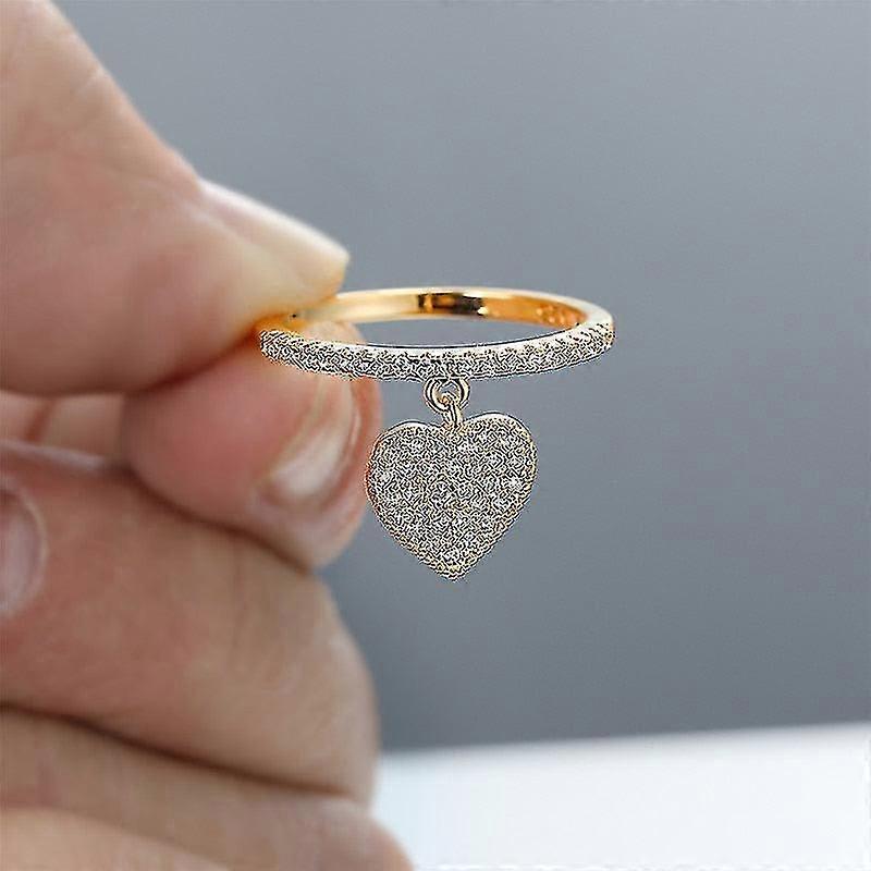 Roztomilé srdce Přívěsek Zircon prsteny