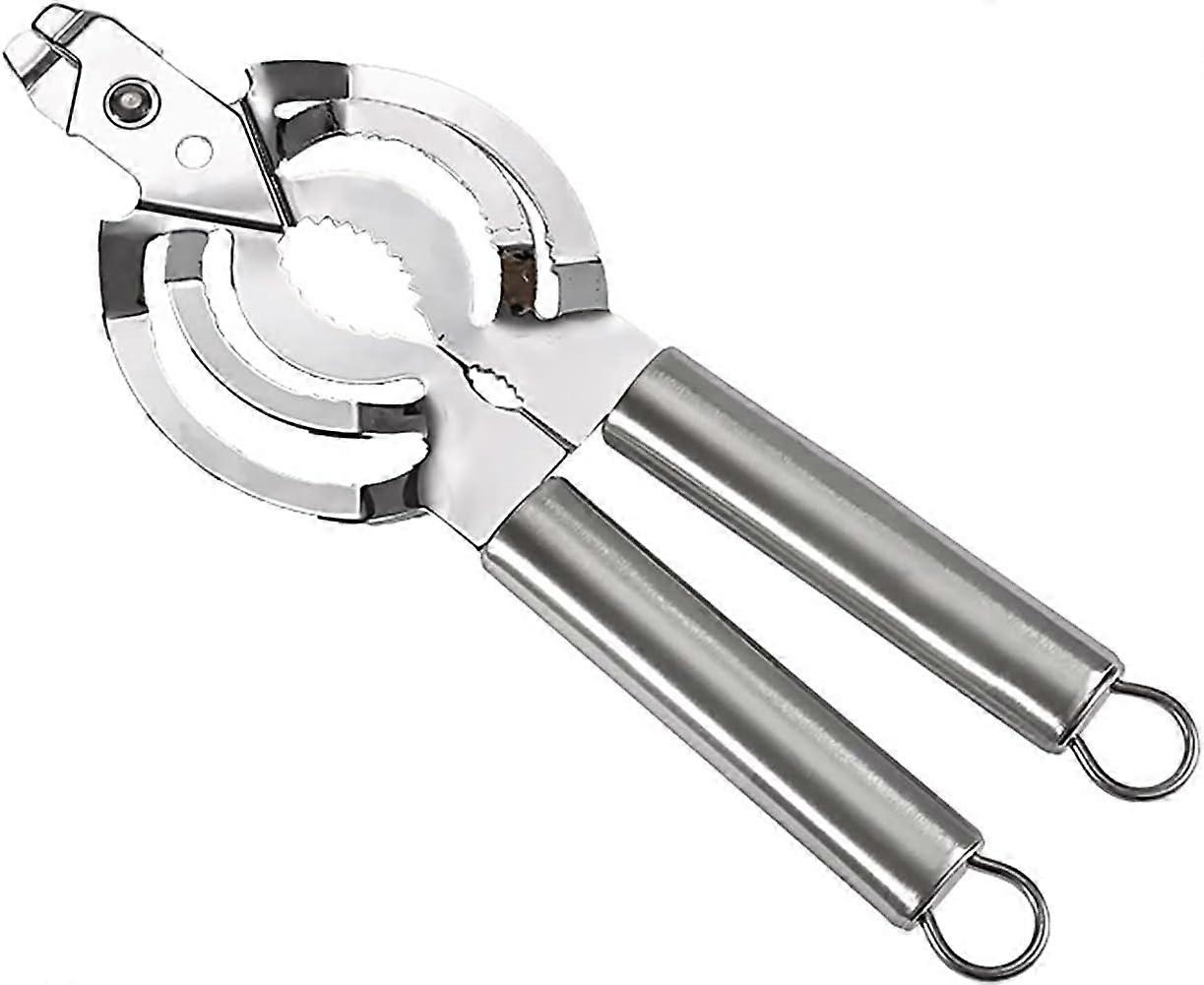 Heavy Duty Bottle and Jar Opener,Stainless Steel Jar Opener for Seniors with Arthritis,Weak Hands,Multi Functional Manual Can Opener for Home, Kitchen