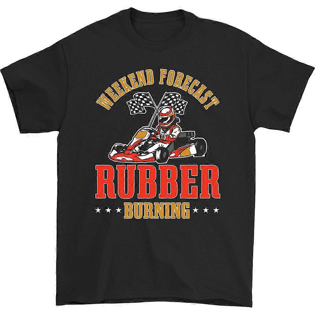 Weekend Forecast Rubber Burning T-shirt