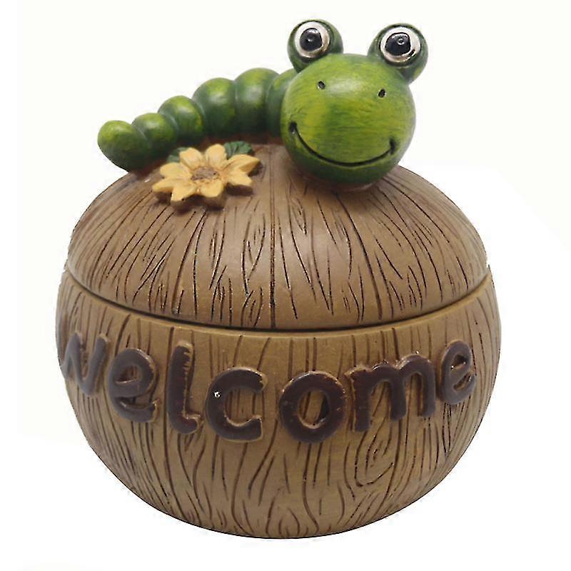 ashtray creative caterpillar ashtray resin desktop ashtray with cover