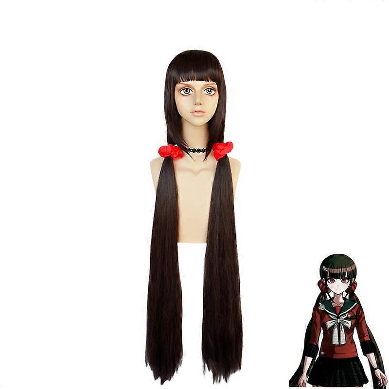 אנימה Danganronpa Harukawa מאקי פאה קוספליי עם צמרות חצאית קצרה תלבושת בנות בית ספר תחפושות מסיבת קרנבל חג המולד