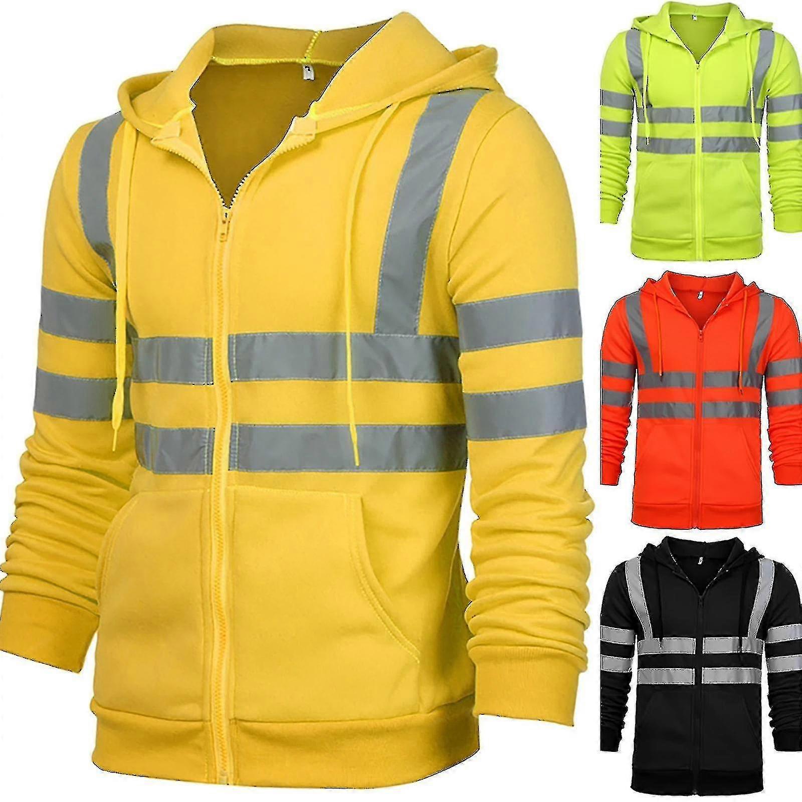 Reflective Jacket Safety Blue Black Work Vest