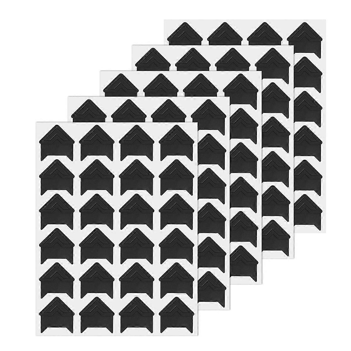 120 Count Photo Corners, Self-Adhesive Picture Mounting Corners, Shiny Gold Photo Corner Stickers