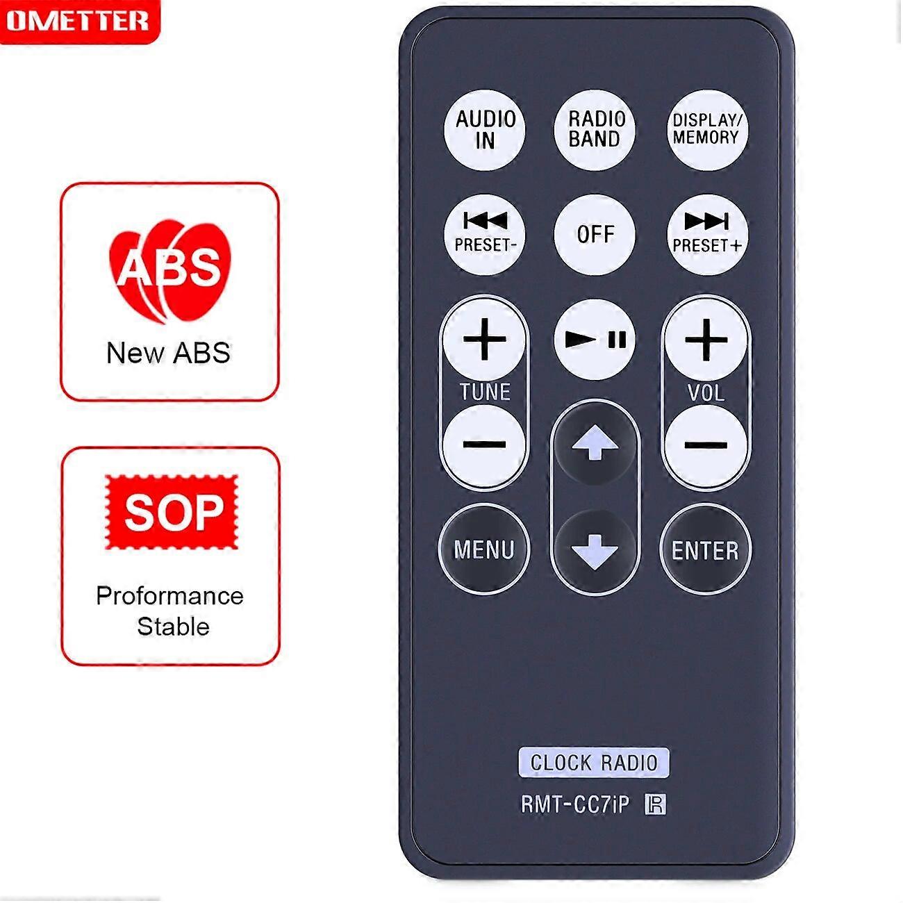 Remote Control Suitable For Sony ICF-DS11iP RMT-CC7iP ICF-C11iPN Audio System