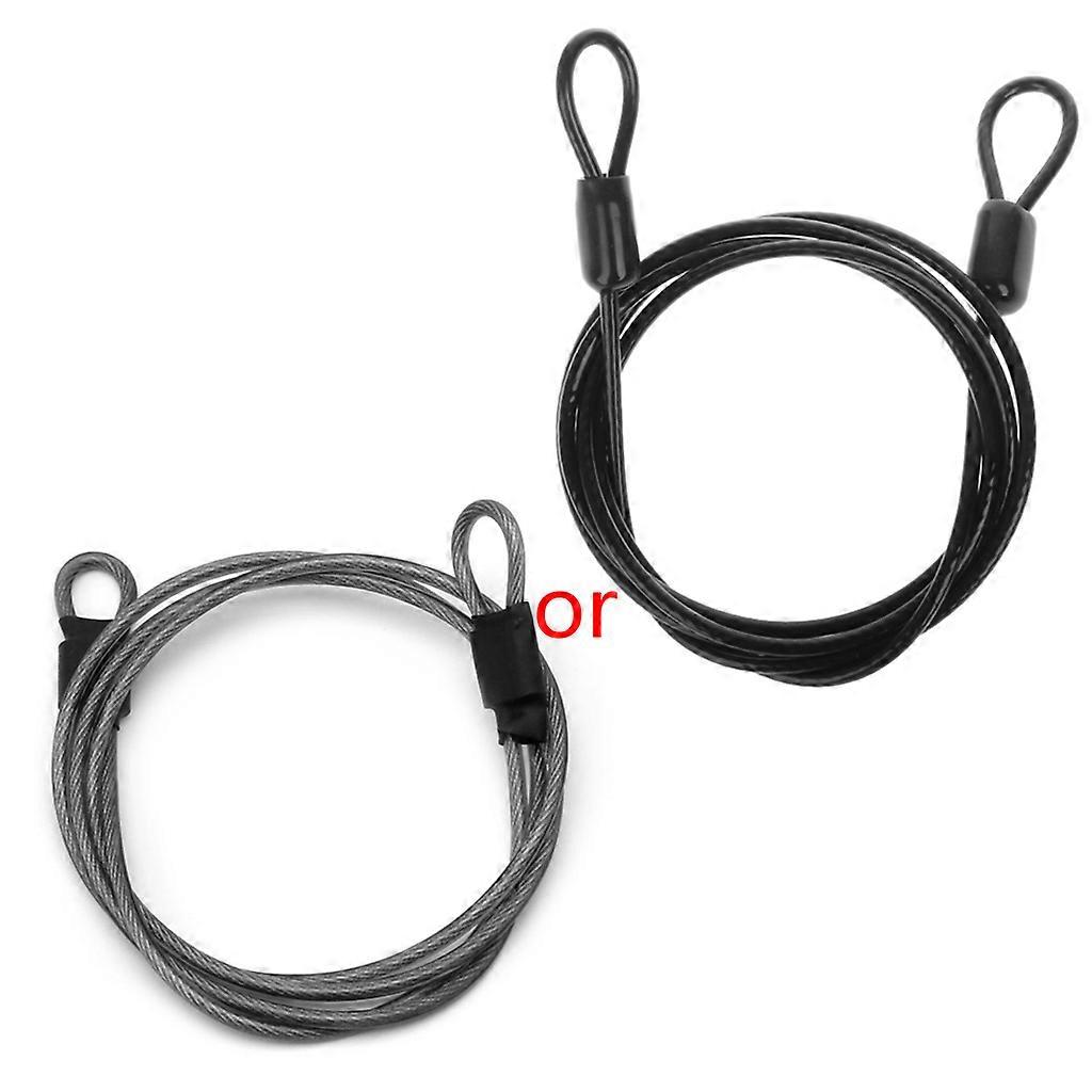 Security Cable Lock, Internal Steel Wire External Plastic Security Loop Cable