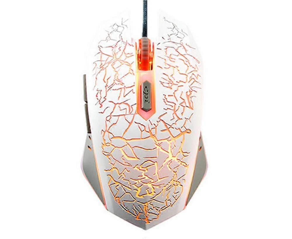 Gaming Mouse Wired, USB Optical Computer Mice with RGB Backlit, 4 Adjustable DPI Ergonomic Gamer Laptop PC Mouse