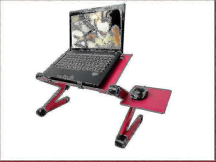 Foldable Laptop Stand Table Desk Notebook Stand Heat-vent Laptop Holder With Mouse Pad
