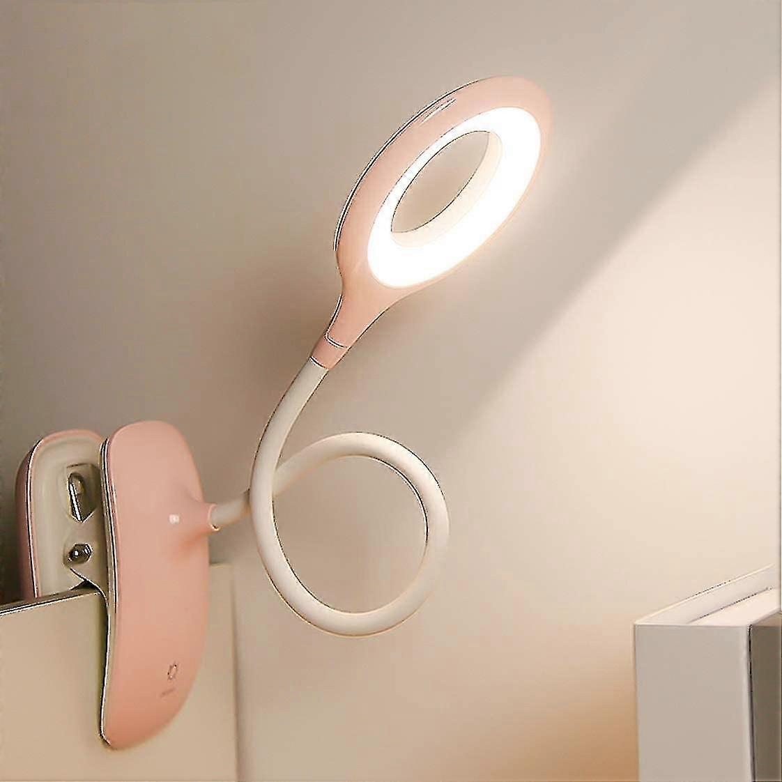 Led Clip-on Reading Lamp Dimmable Eye Protection Table Lamp