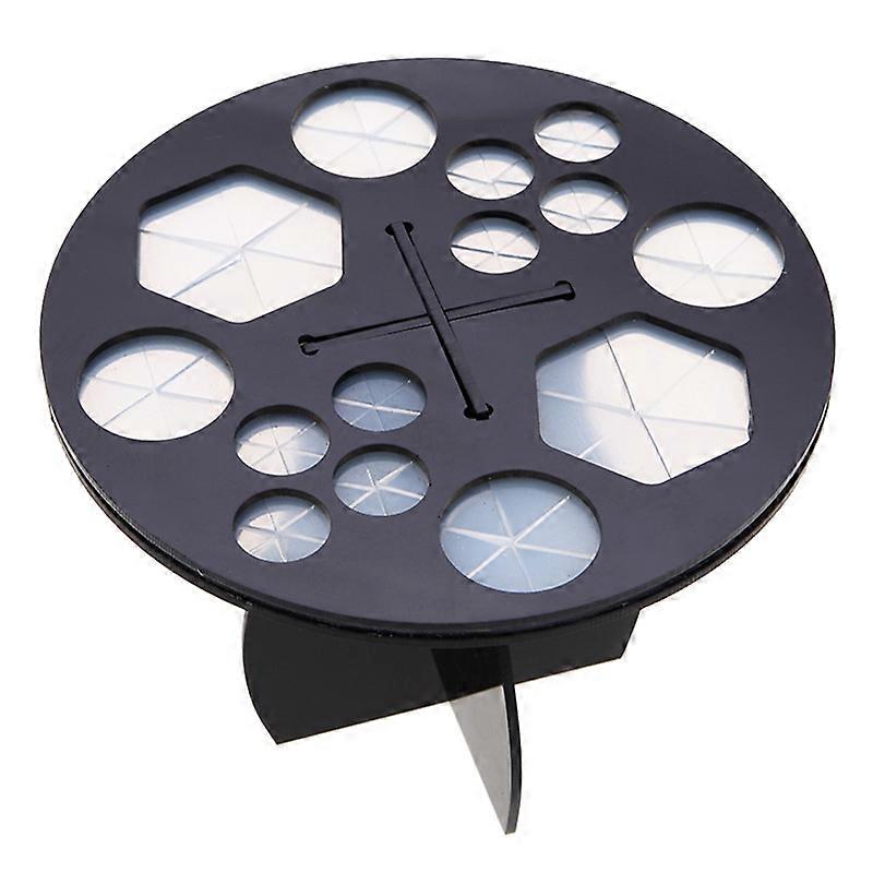14-piece makeup brush set, makeup tools, display stand, 14-hole brush drying rack
