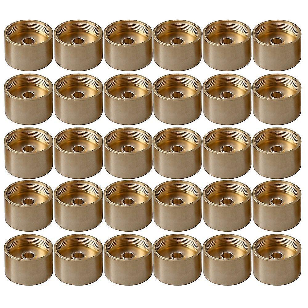 Brass Instrument Replacement Parts 2.2cm Trumpet Heavy Bottom Valve Cap Replacement For Trumpet Sets Of 30