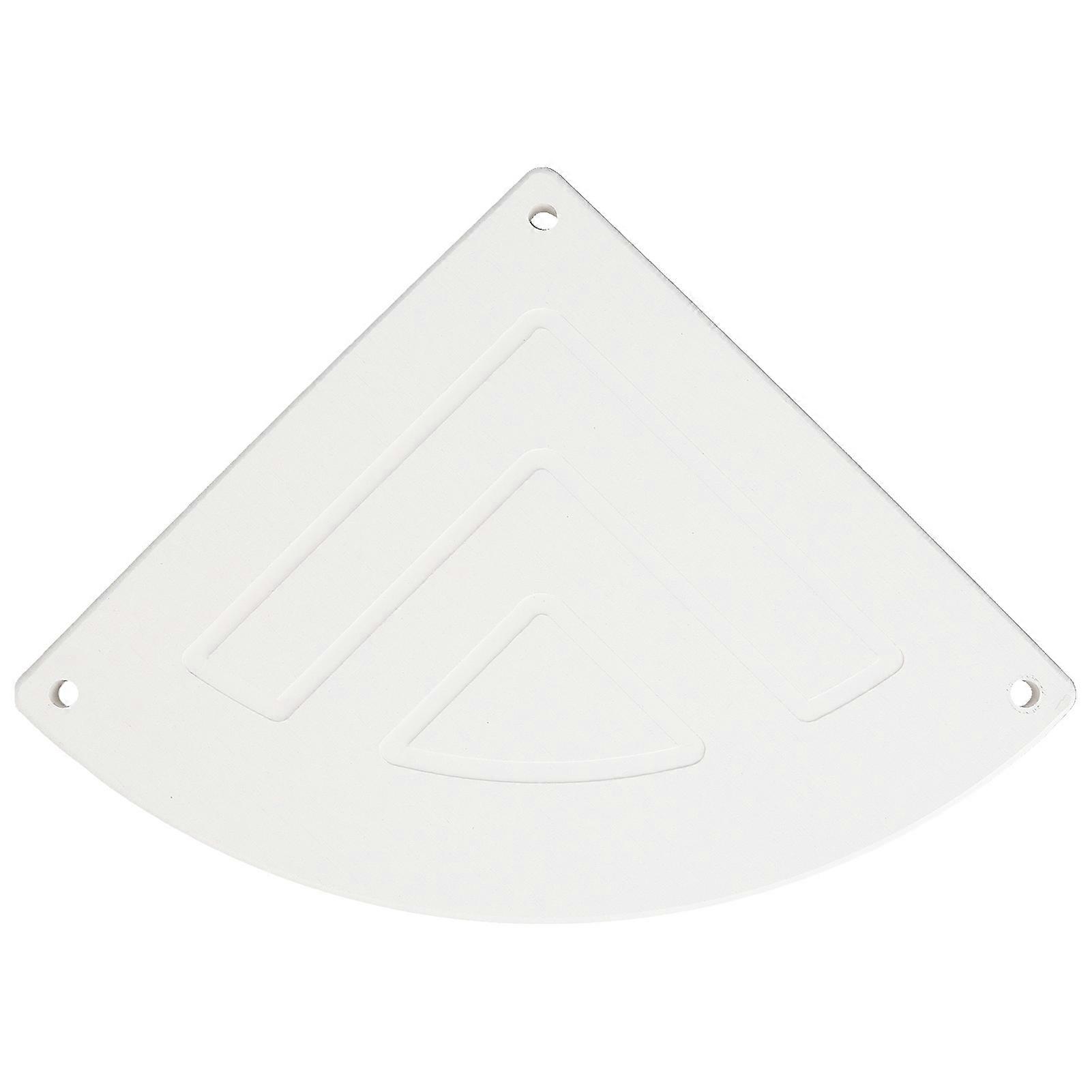 Bathroom Corner Sink Organizer Fan Shape Countertop Tray Fast Drying Storage Shelf Raised Holder