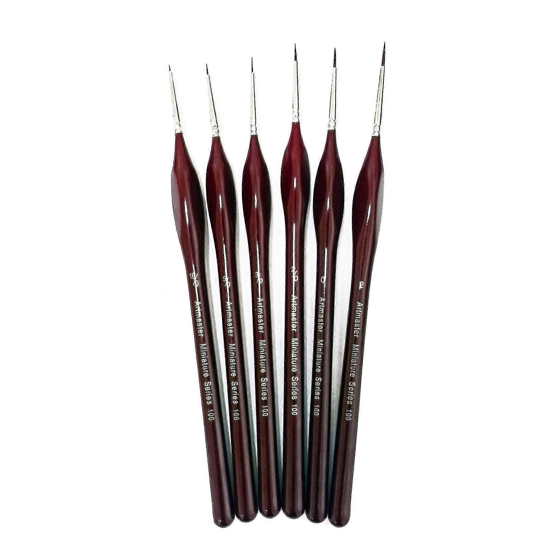 Artmaster Artists Modelmakers Fine Detail Paint Brush Set Of 6