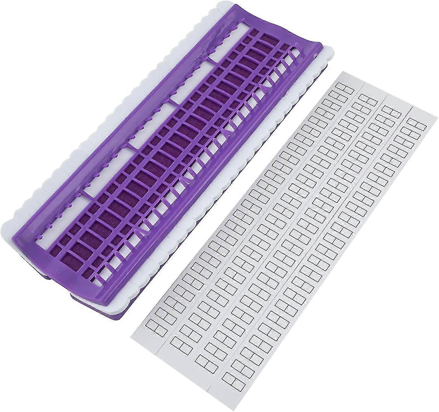 Embroidery Floss Organizer,cross Stitch Thread Holder Storage Tool Sewing Needle Pins Holder Stitch Kit50 Positions-1pc-purple