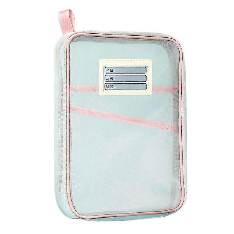 A4 Clear File Bag Student Books Stationery Storage Bag