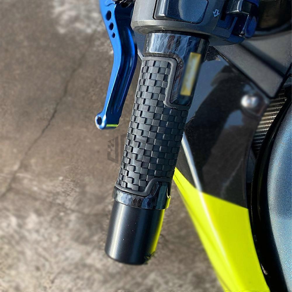 Manopole Moto Viola Manopole Scooter 50 Manopole Per Moto In Alluminio CNC E Gomma - Per Manubri 7/8", Vari Colori Manopole Domino Nere Manopole Moto In Alluminio Cnc Viola Rosso Blu - 12