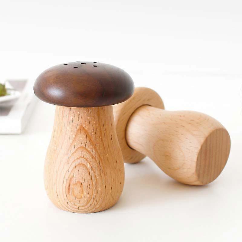 Solid Wood Small Mushroom Toothpick Container Creative Cute Toothpick Box Restaurant Hotel Log Toothpick