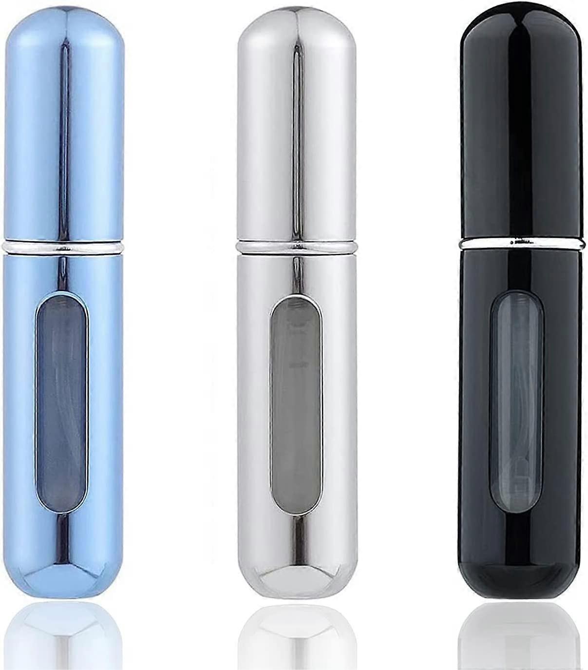 5ml Perfume Spray Bottle Empty Refillable Mini Portable Travel Perfume Atomizer Bottle Perfume Vials for Man & Woman (3 pcs)