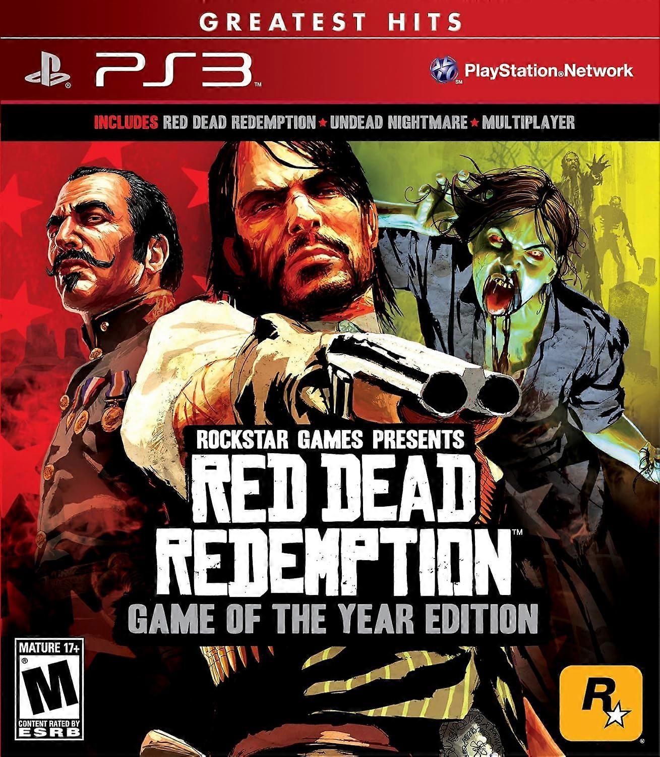 Red Dead Redemption Jocul anului Ed Greatest Hits PS3