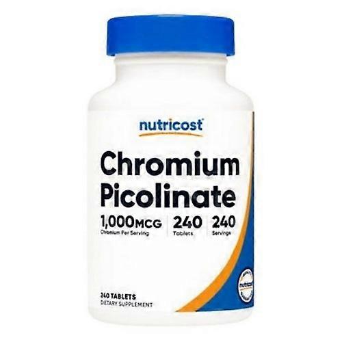 Nutricost Chromium Picolinate Tablets ,1000 Mcg ,240 Count