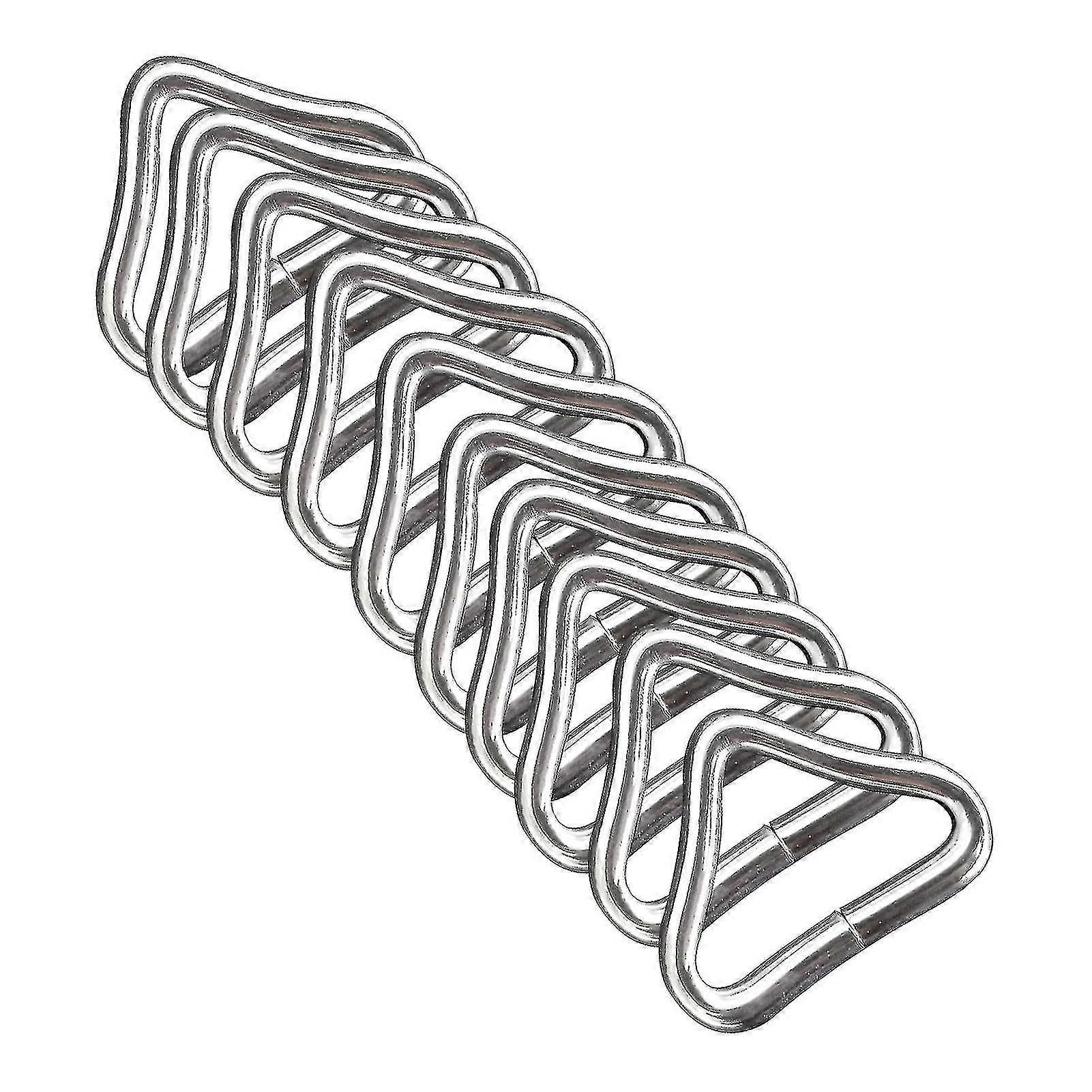 10pcs Quick Connect Trampoline Triangle Ring V-rings High Strength Buckle Spring Tw