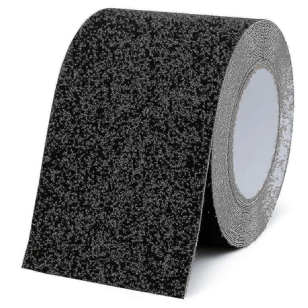 شريط مضاد للانزلاق، شريط مضاد للانزلاق مقاوم للماء بطول 10 سم × 10 م، شريط احتكاك من أكسيد الألومنيوم المصقول، مضاد للسقوط