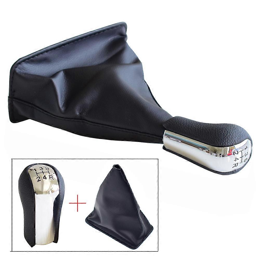 5 Speed/ 6 Gear Car Shift Gear change lever knob + Leather Boot Gaitor Cover For Toyota Corolla Verso RAV4 AVENSIS Yaris