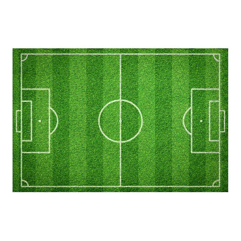 1 قطعة ملعب كرة القدم على غرار ممسحة ملصق الأرض حصيرة المضادة للانزلاق الكلمة ملصق