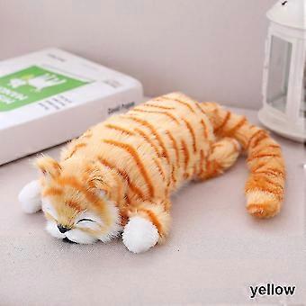 Children Cute Electric Ragdoll Cat Dolls Plush Toy Sound Motor Kids Toys Gifts XiXi