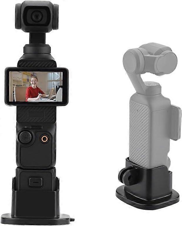 Udvidet adapterbase stativbase til OSMO Pocket 3 håndholdt Gimbal Action Camera Skridsikkert kameramonteringstilbehør