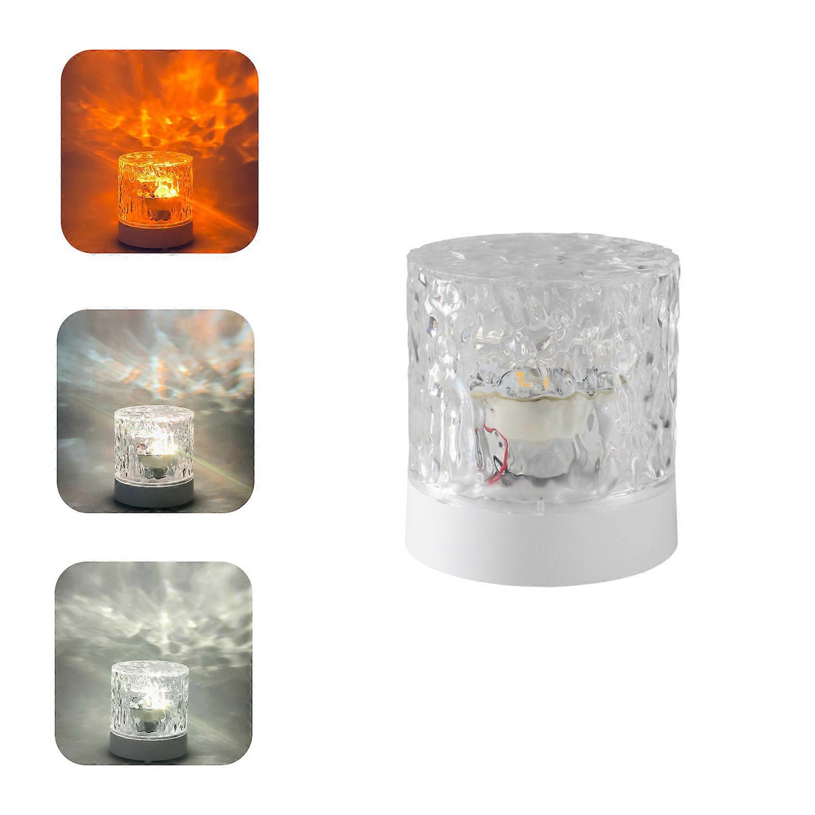 3/16Colors Wave Night Light with Remote Control,Underwater Projector Light