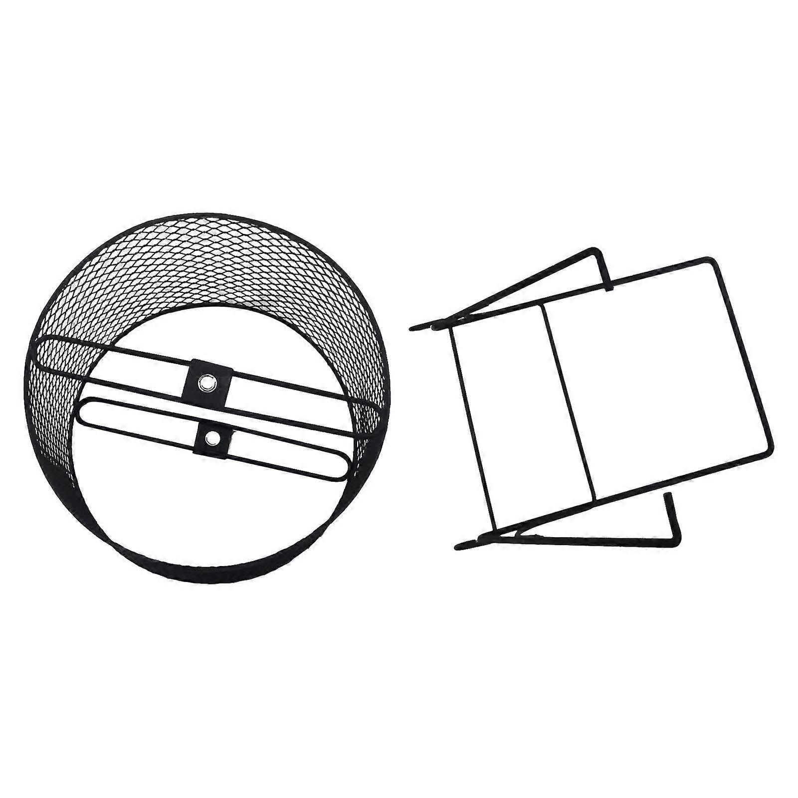 Hamster de fer Running Exercice Roue Guinée Cochon Jogging Roue Noir Wire Mesh 21x15x23cm