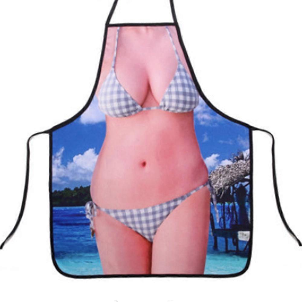 Charming Bikini Apron Creative Party Sexy Gift