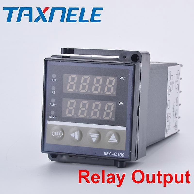 RKC PID temperature controller thermostat REX-C100 universal input K 1m thermocouple