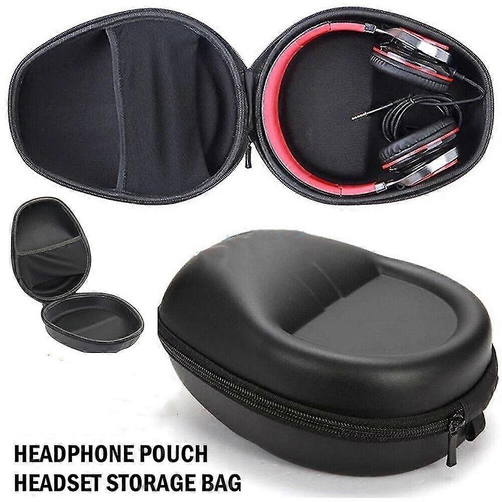 Headphone Case Hard Case Headphone Pouch Headset Storage Bag Box Shockproof