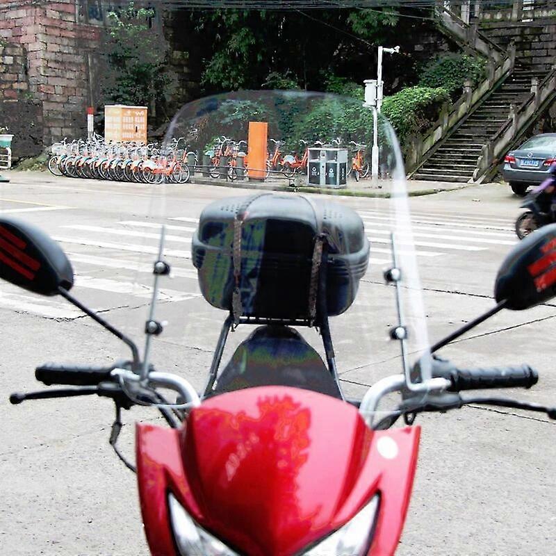 Back Protectors Universal Motorcycle Clear PC Windshield Wind For Motorbike ATV Windshields Wind Screen Deflector Protector