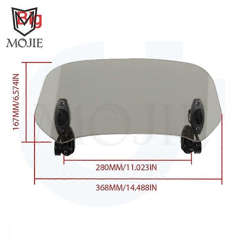 Motorcycle Windshield Extension Spoiler Windscreen Air Deflector For YAMAHA FZ-S 150 16 FZX 250 GTS1000A YP 400 MAJESTY MT01Motorcycle Neck Braces