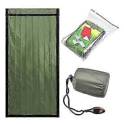בחוץ Bivy חירום שק שינה מחנאות הישרדות שמיכה תרמית מיילר עמיד למים ציוד חירום קומפקטי