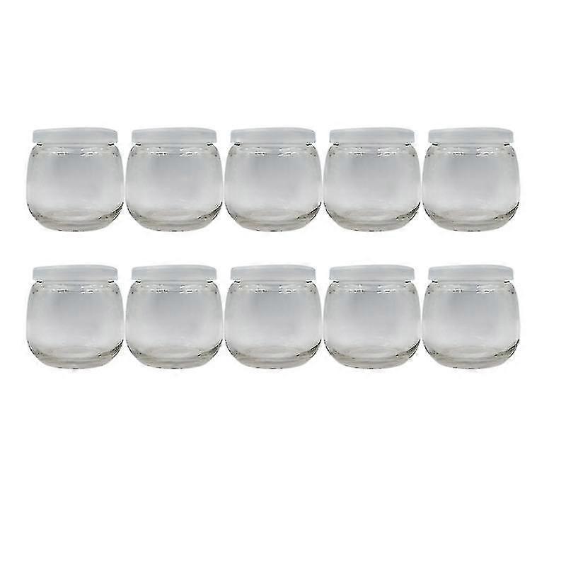 10pcs klare Glasflasche