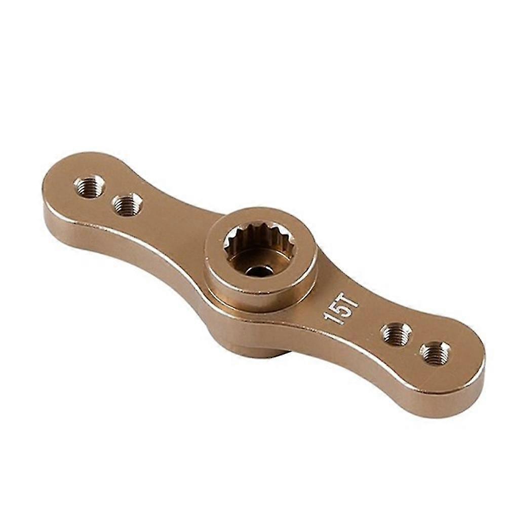 CNC Metal Double Side with 15T 17T Servo Arm for 1/5 Scale HPI Rovan Baja 5B 5T 5SC Symmetry Steering System,B