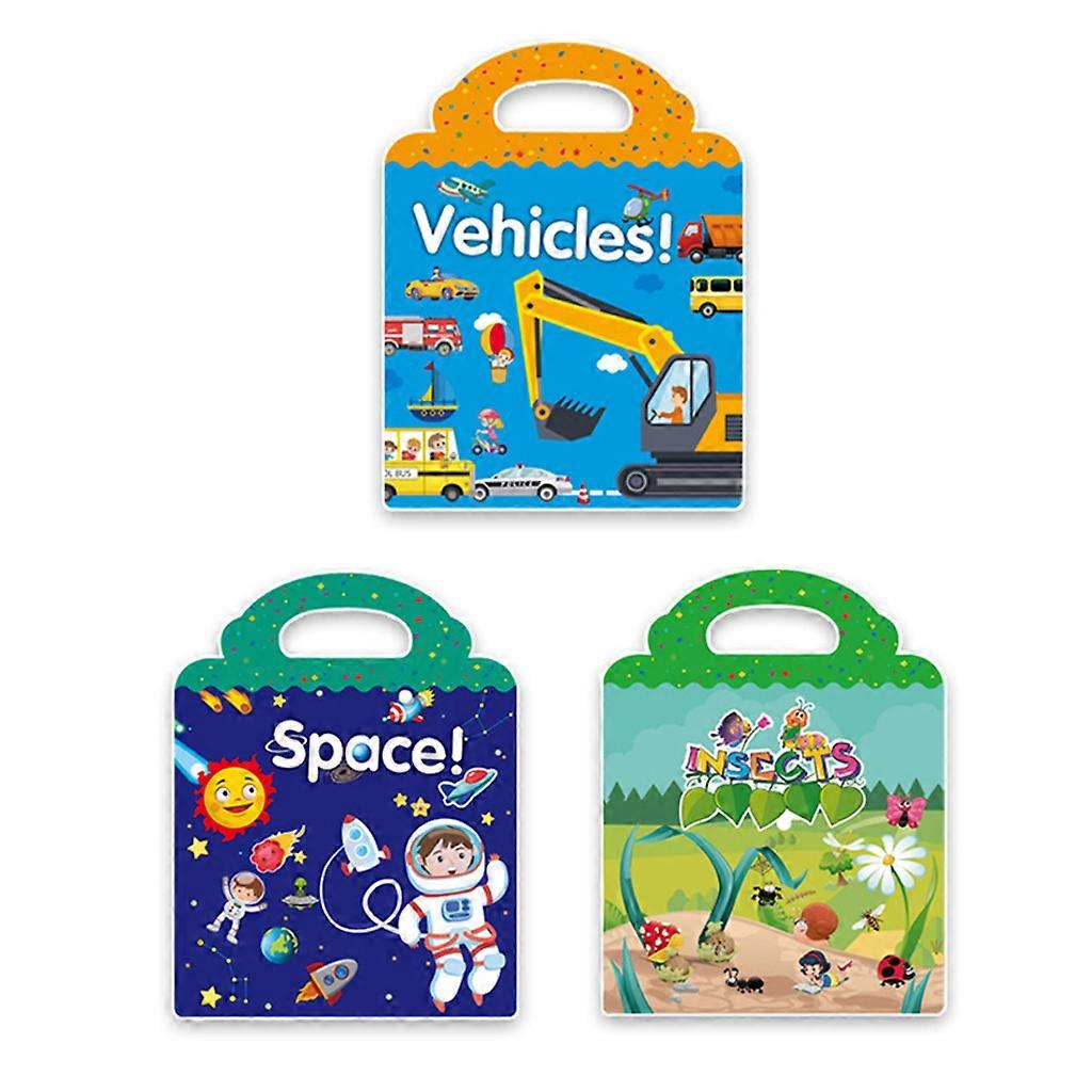 Mug Window Decoration Eco-Friendly Sticker 3D Educational Book with Sticker