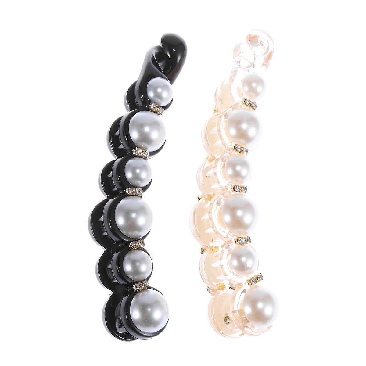 2 قطعة دبوس الشعر الفرنسي مشبك الشعر الموز الشعر كليب المشابك حاملي ذيل الحصان مقاطع شعر بسيطة