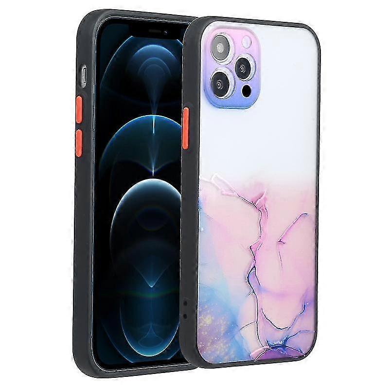 For Iphone 12 Pro Ink Painting Style Tpu Protective Case