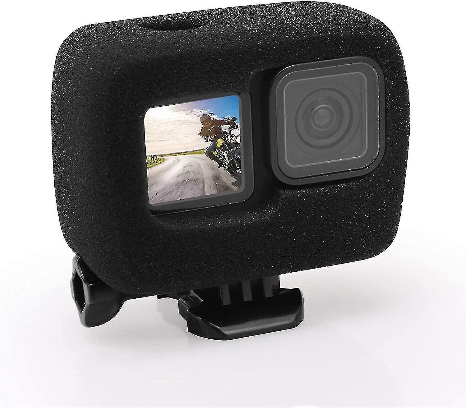Cover For Gopro 10 Hero 9 Wind Noise Reduction Sponge Video Muffler Housing Case