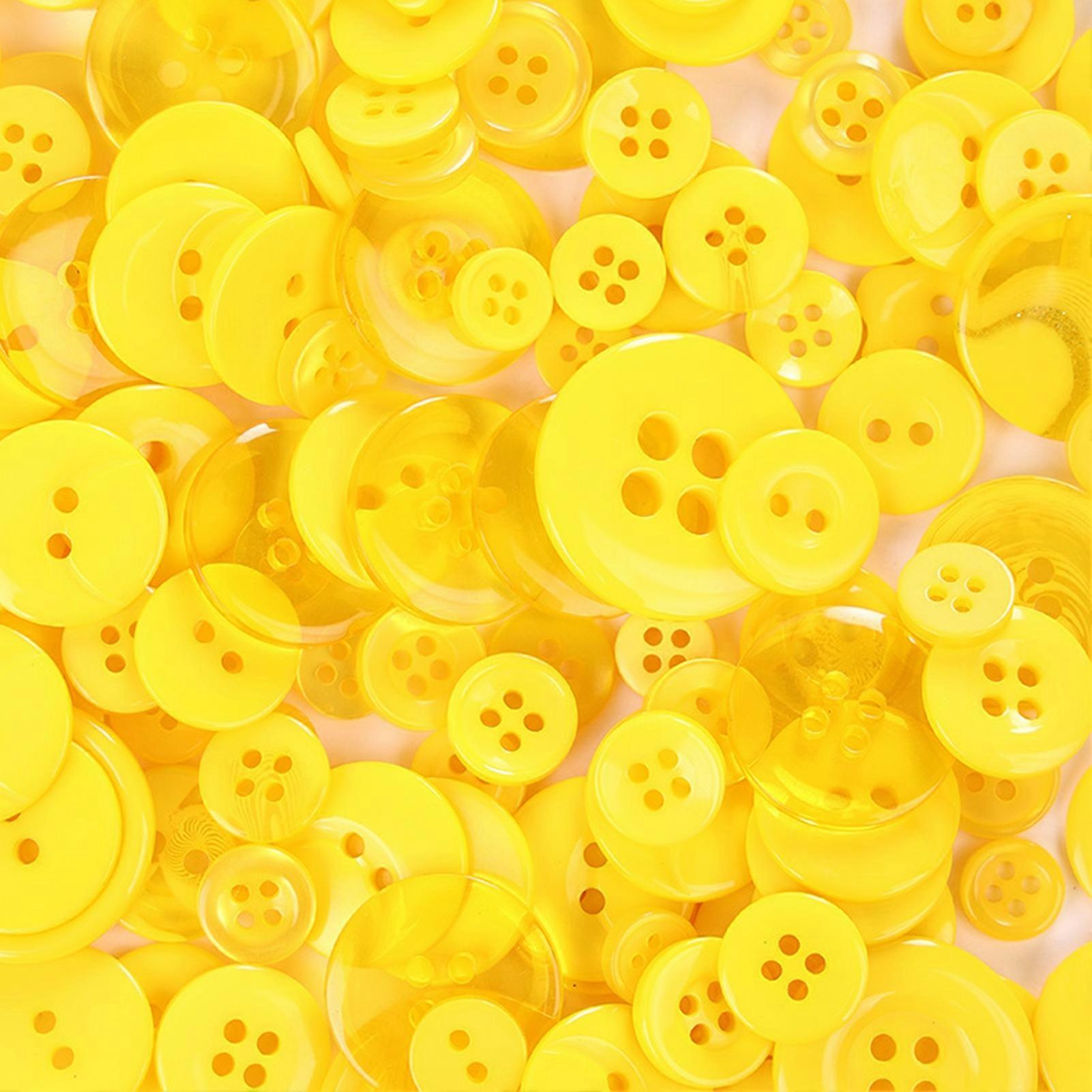 80Pcs Colorful Buttons Sufficient Quantity Waterproof Resin DIY Resin Buttons Collections Embellishments Birthday Gift