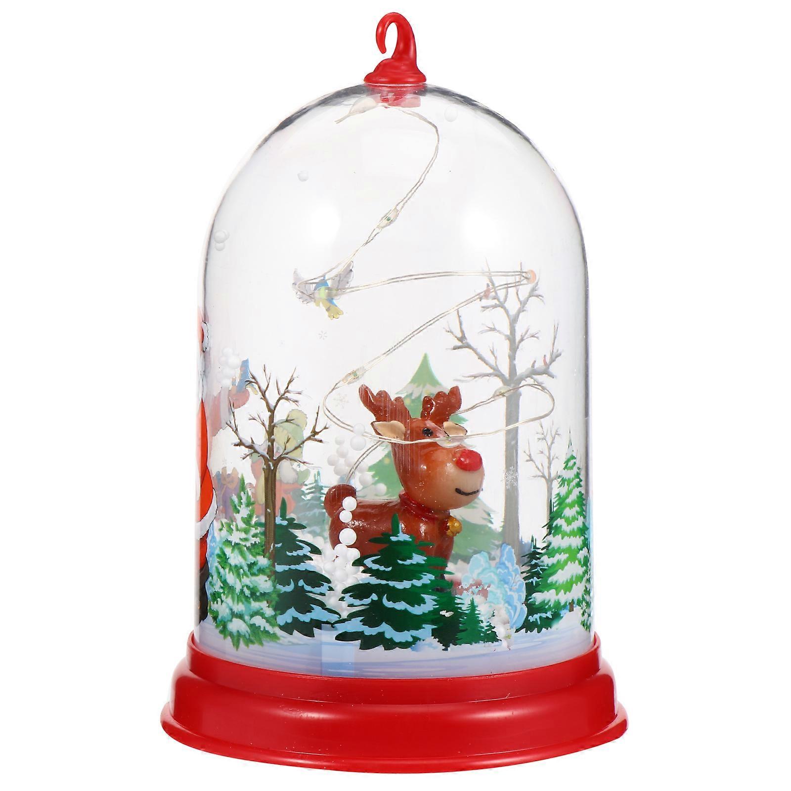 1 pc presente de Natal luminosa lâmpada de mesa lâmpada decorativa com sem bateria