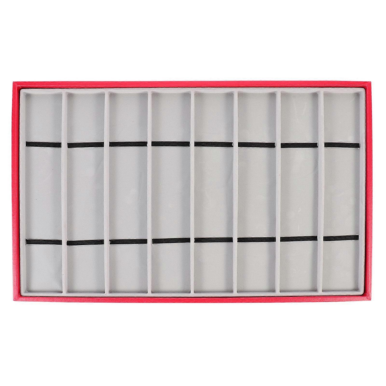 Portable 8 Slots Watch Collector Organizer Watch Storage Case Watch Display Tray