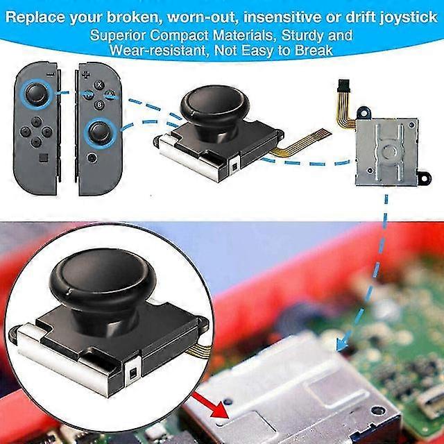 25in1 Joycon Joystick Replacement Kit For Nintendo Switch Ns Left Right Controller Repair Parts 3d Analog Thumb Stick Accessory